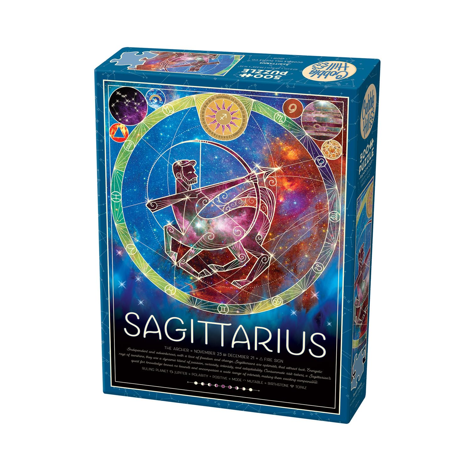 Amazon.com: Cobble Hill 500 Piece Zodiac Puzzle - Sagittarius